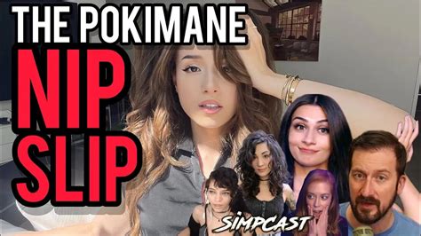 pokimame nip slip|Pokimane Had an Accidental Nip Slip! SimpCast w/ Nick